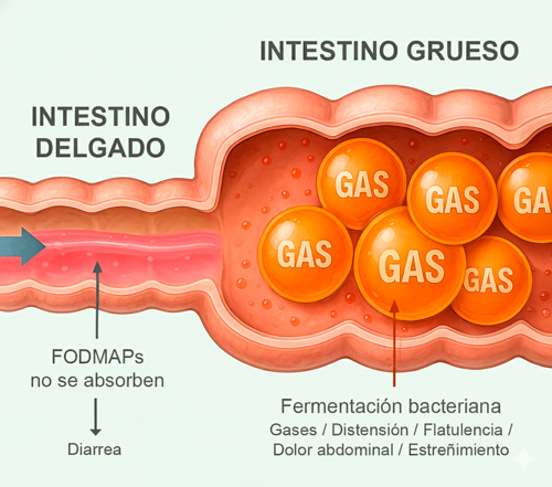 Intestino inflamado FODMAP