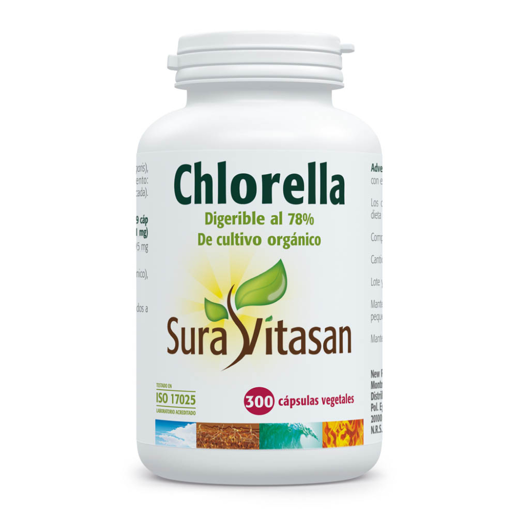 Chlorella 300 cápsulas