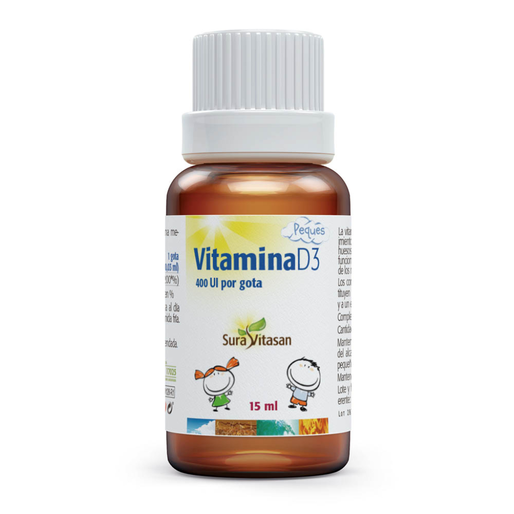 Vitamina D3 Peques 400 UI