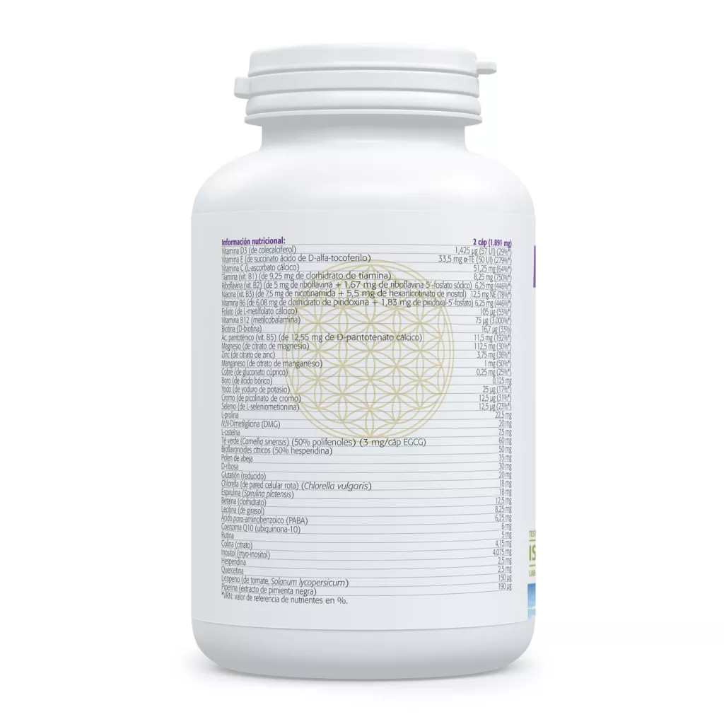 Envase de Multi Nutri Max multivitamínico completo Sura Vitasan