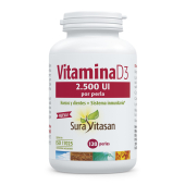 Vitamina D3 2.500 UI 120 perlas